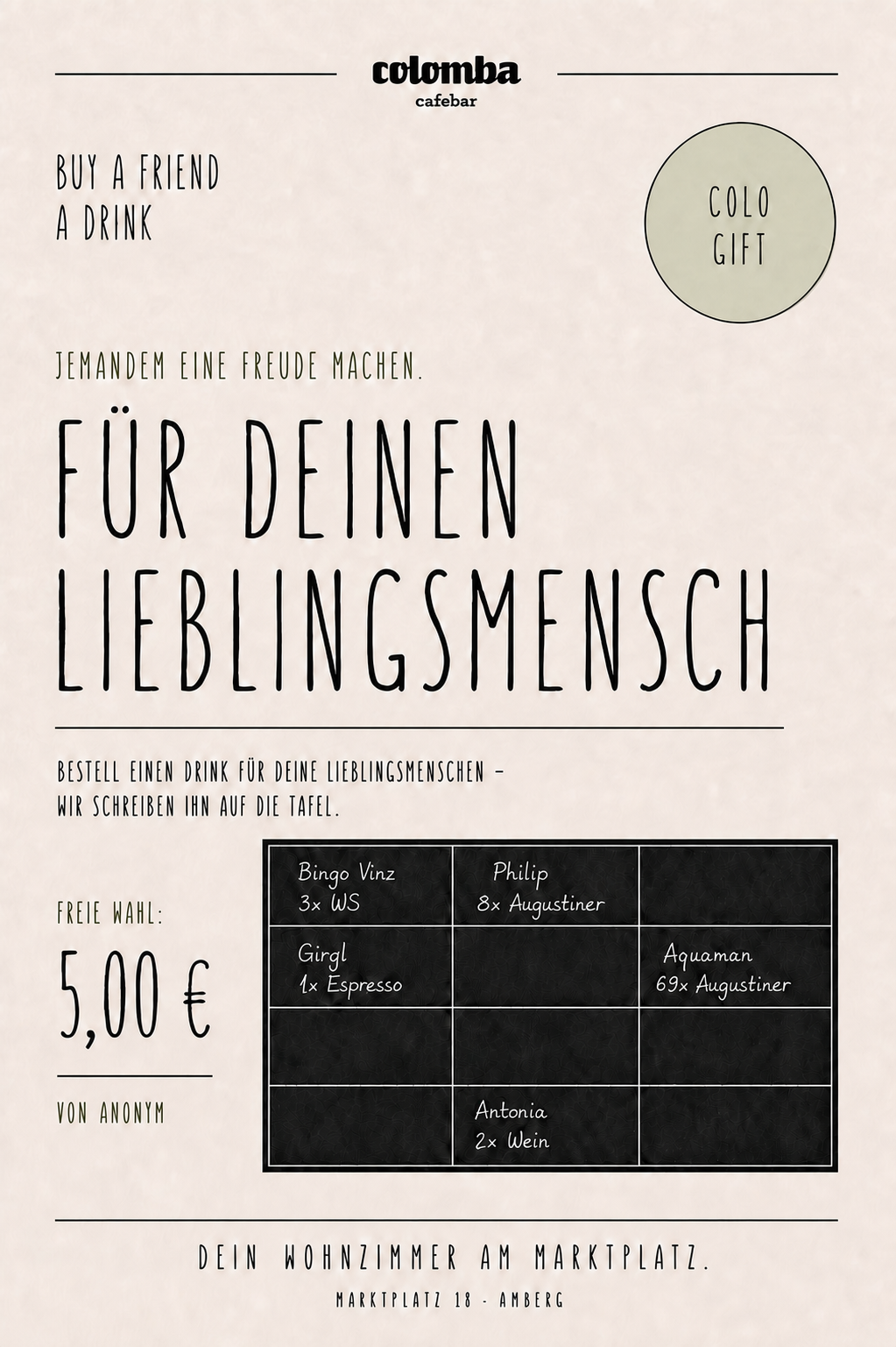 Vorschau der COLO-Geschenkkarte